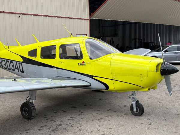 Piper Warrior N3034Q, front quarter, close