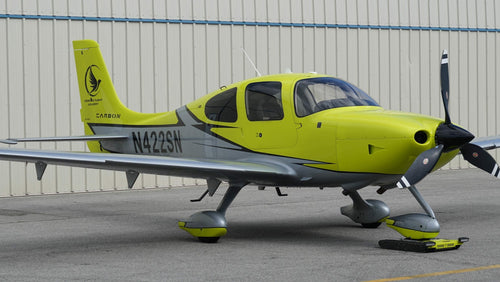 Cirrus SR22 used for luxury discovery flights for two at Van Nuys Airport, Los Angeles